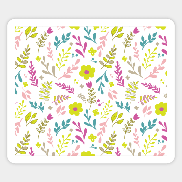 Happy flowers everywhere Sticker by bigmoments